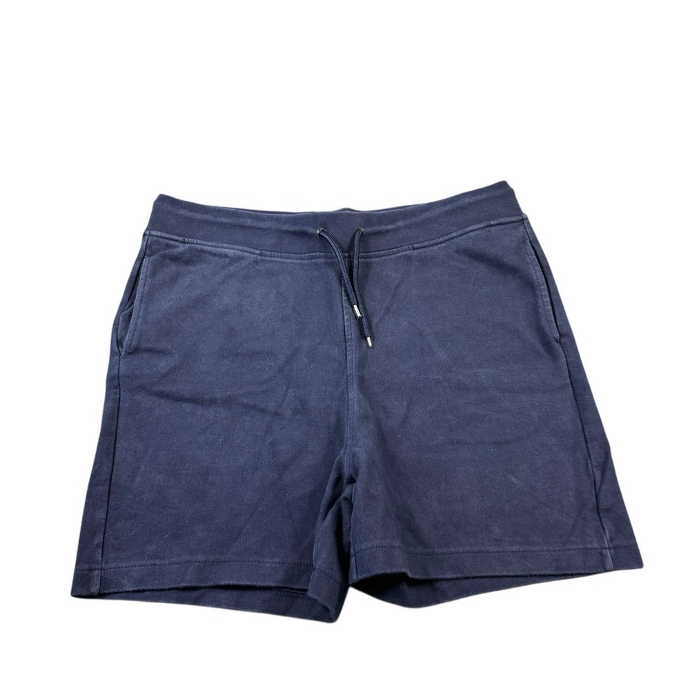 A.P.C. Blue Heavy Cotton Men's Drawstring Sweatshort Size 2XL